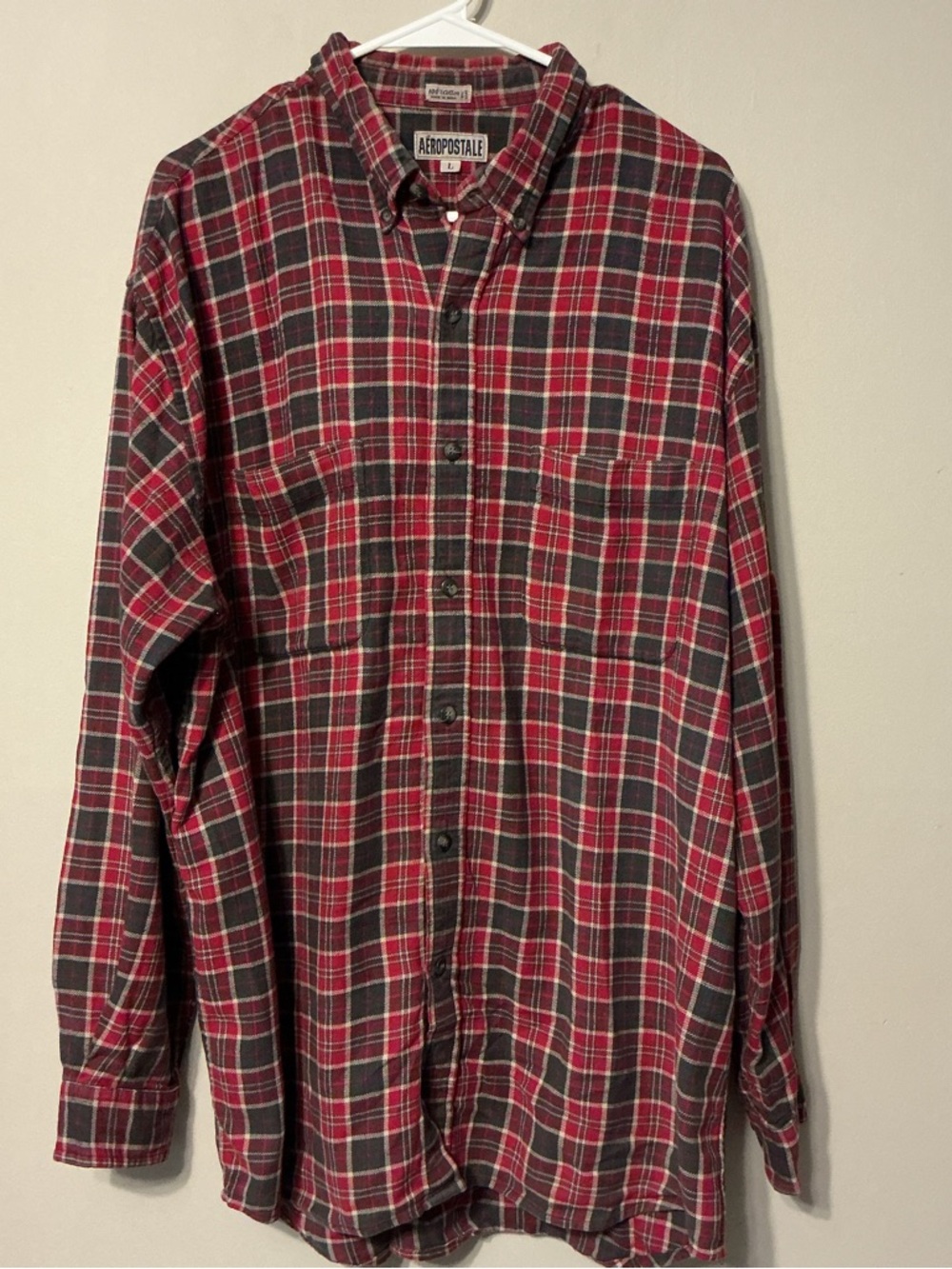 Y2K Aeropostale Plaid Button-Down Shirt